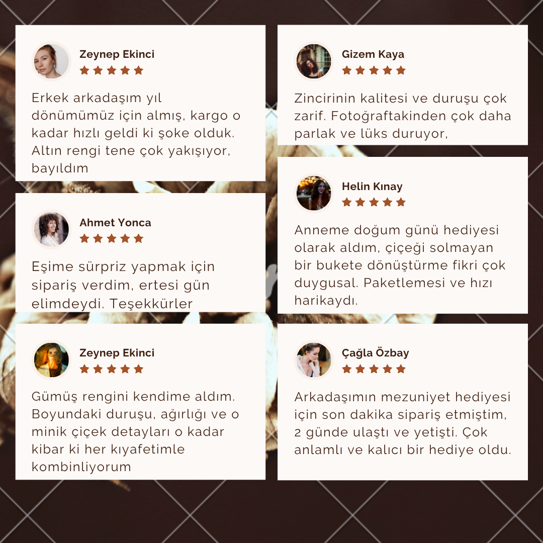 Anı Buketi Kolye