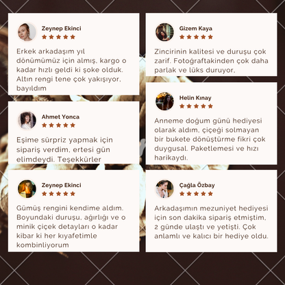 Anı Buketi Kolye