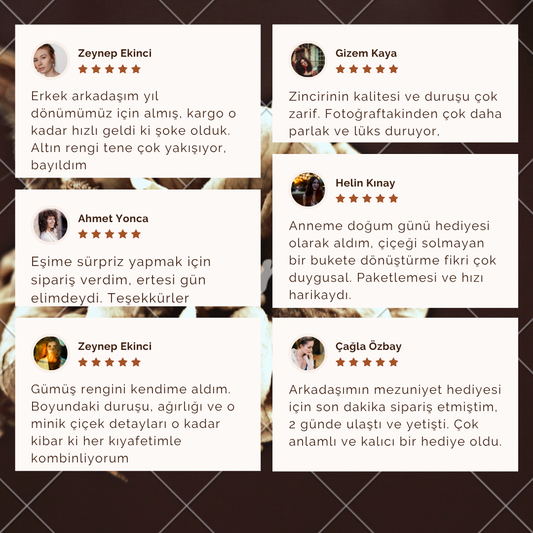 Anı Buketi Kolye